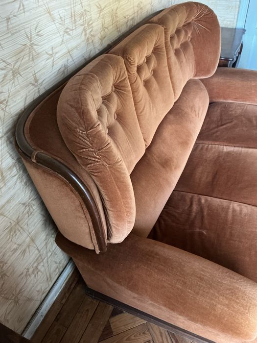 Sofá-cama 2 lugares veludo