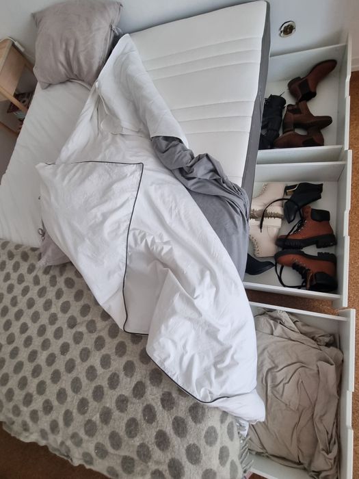 Cama Malm sem cabeceira com/sem colchão