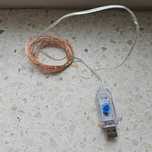 usb led lampki Dekoracyjne girlanda 5m
