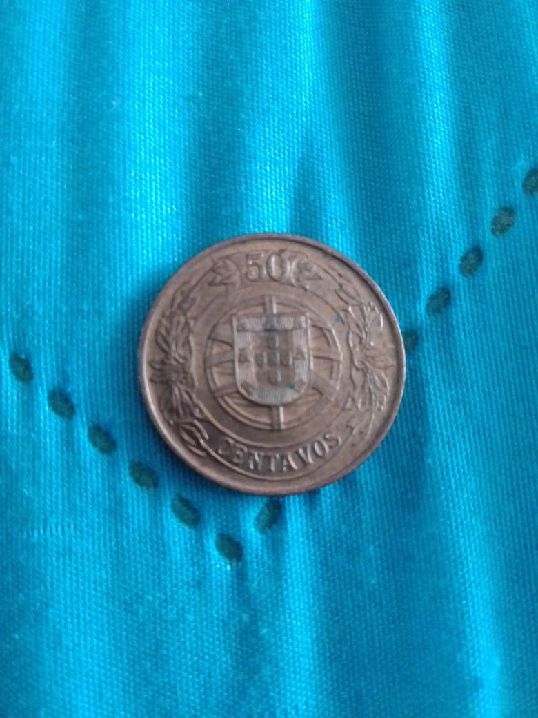 Moeda em Bronze de 50 Centavos de 1926 c/95 Anos