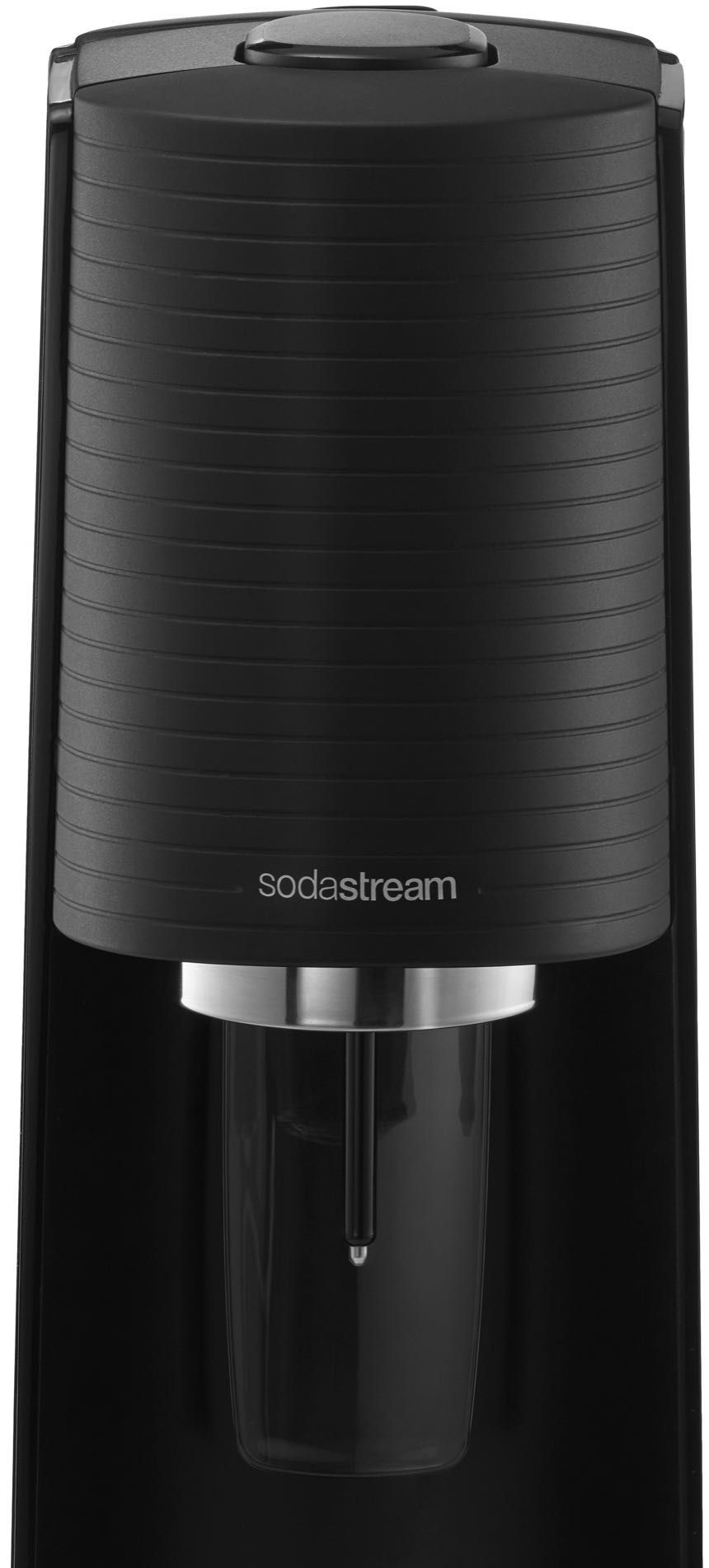 SODASTREAM SATURATOR do gazowania wody + 3 butelki CZARNY