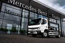 FUSO Canter 9C18 AMT 4x2  8.55t DMC/hak KING 6t/automat/belka tył hak 3.5t/mech.różn.teren.