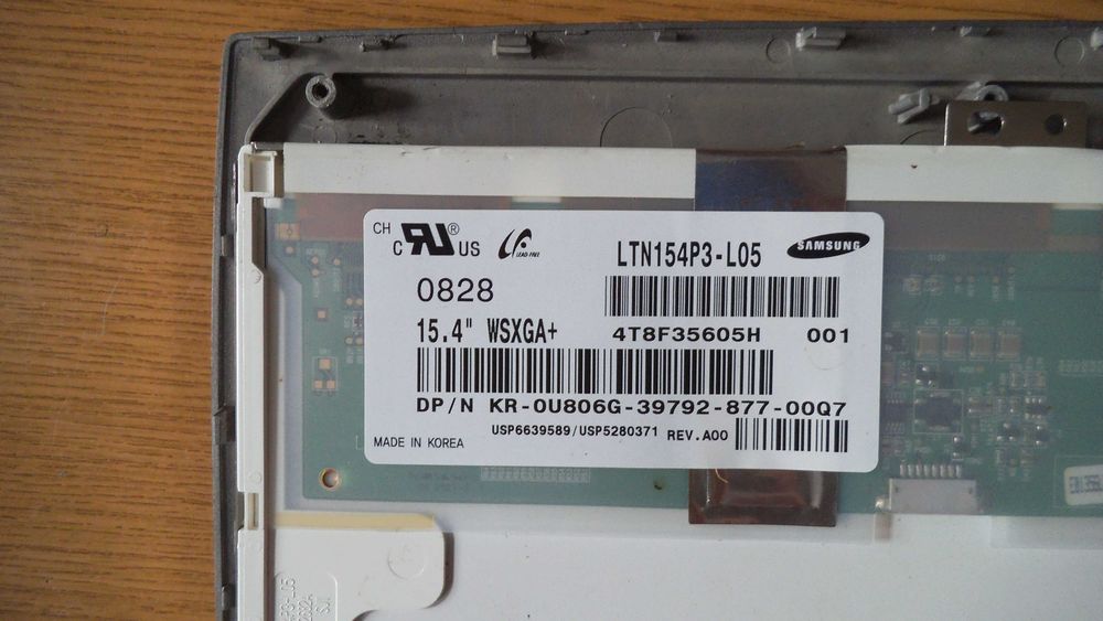 Matryca Samsung LTN154P3 L05 Latitude D830 Inspiron