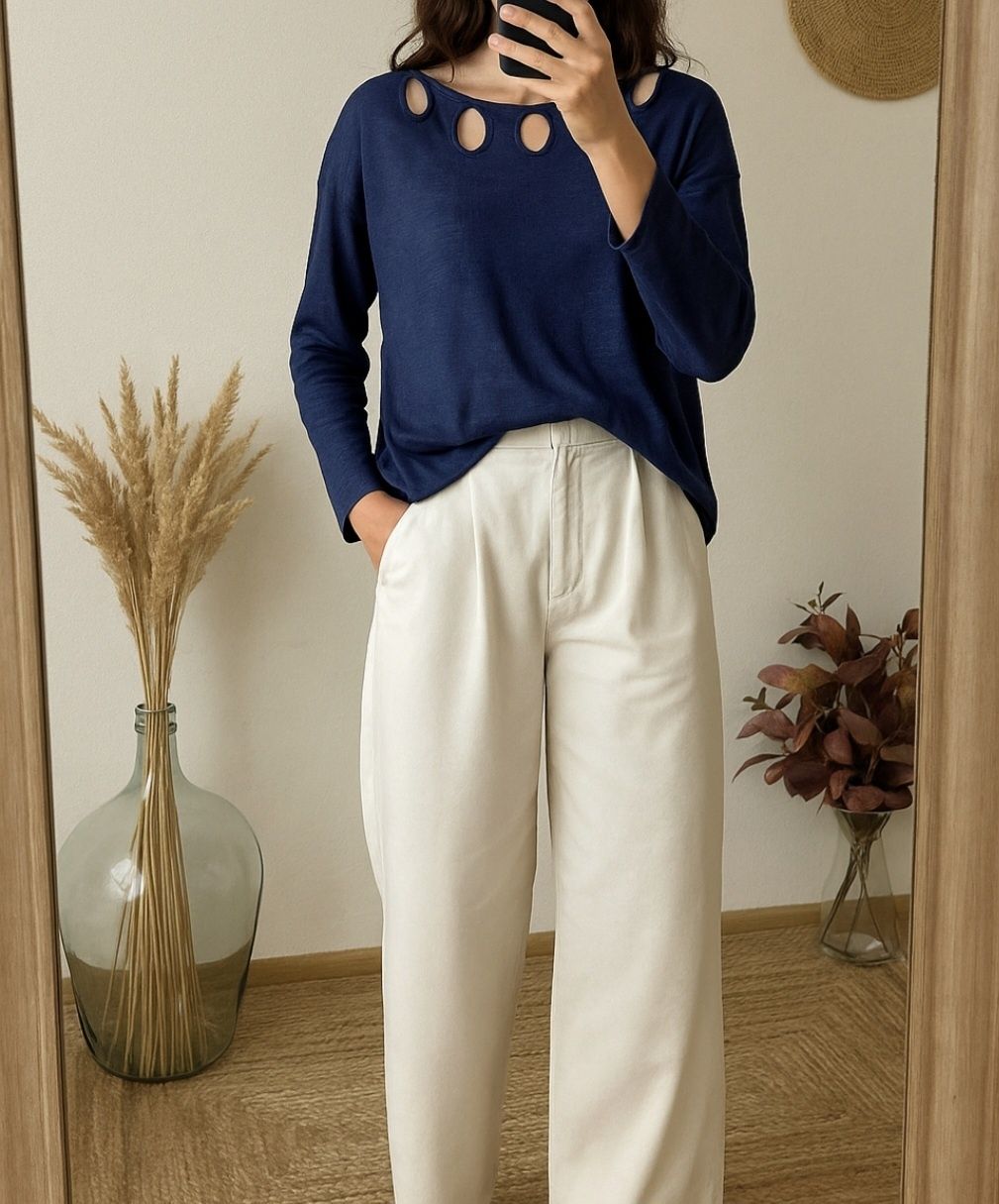 Bluzka lniana xl 100% len