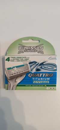 Wilkinson quattro titanium sensitive wkłady do maszynki