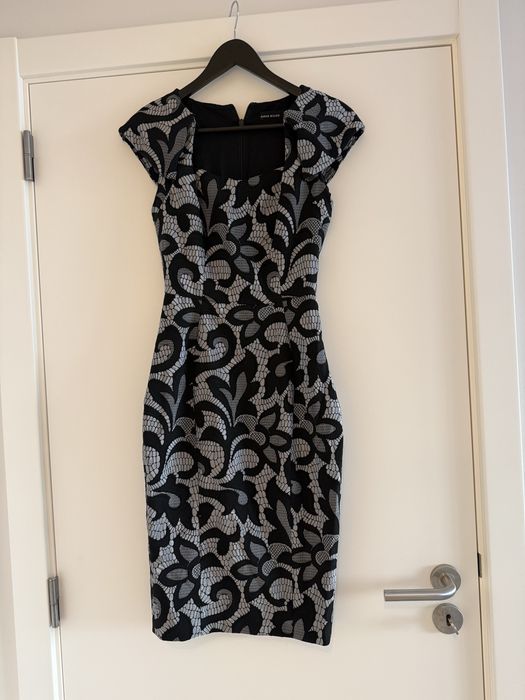 Karen Millen Black & Silver Dress