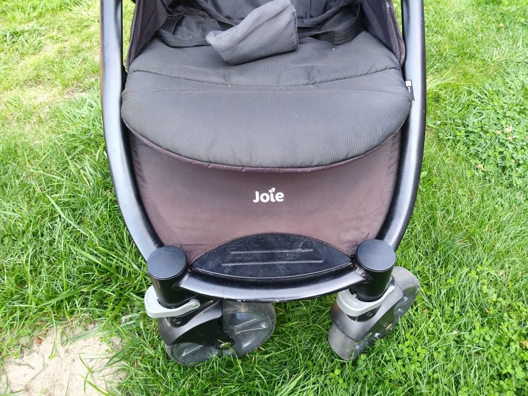 JOIE Litetrax Wózek spacerówka Jolie 4-kołowy śpiwór folia p/deszczo