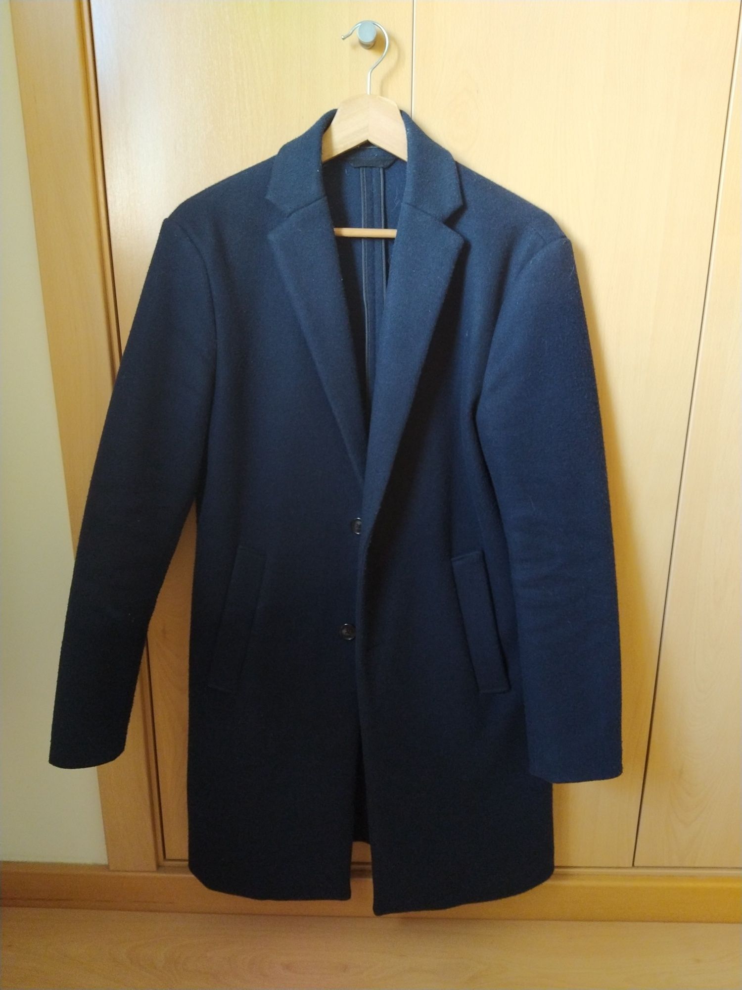 Sobretudo Azul da Zara - Xs - Homem