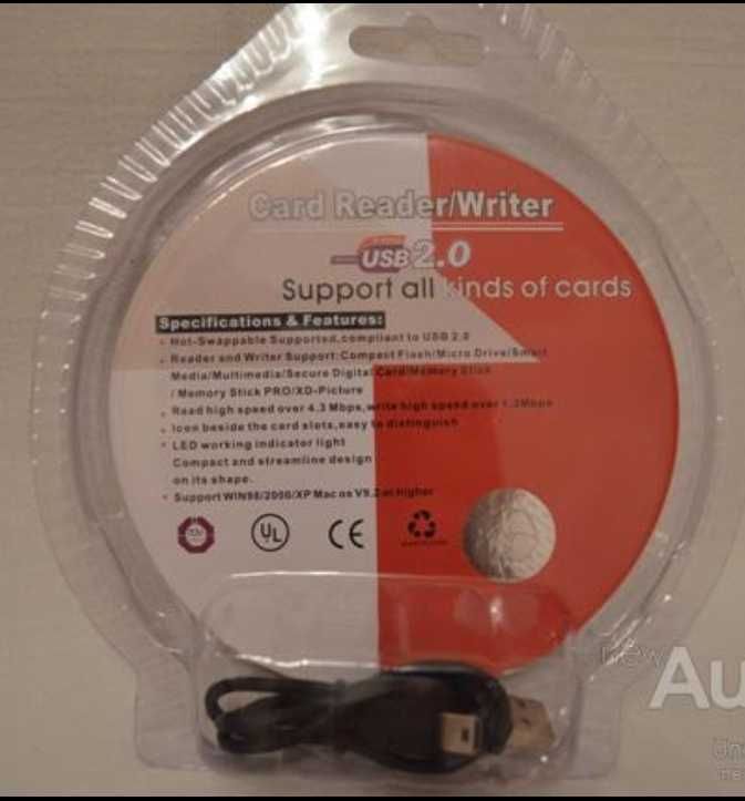 Кардрідер внутрішній 3,5" + зовнішній USB. 1+1. АКЦІЯ! См. Фото