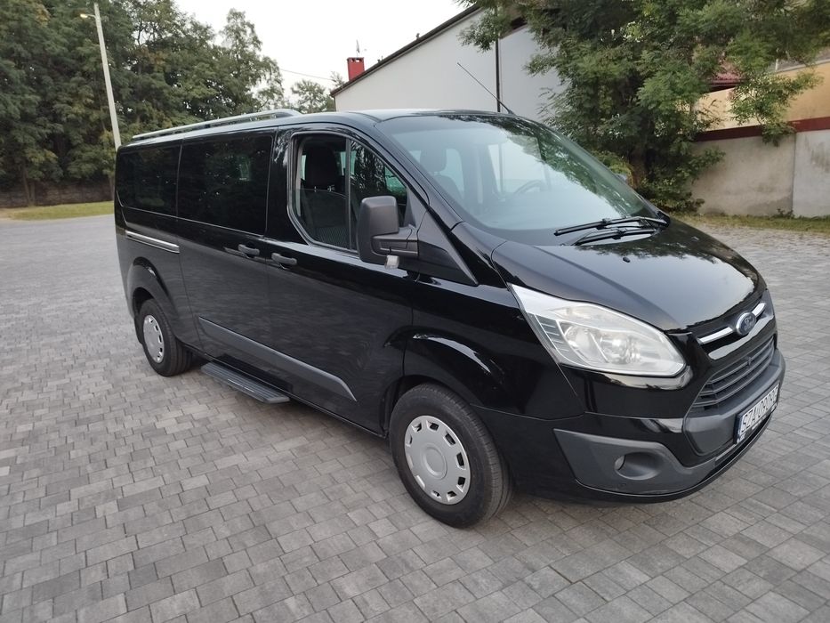 ford transit CUSTOM 9 - osobowy 2,0 diesel czarny
