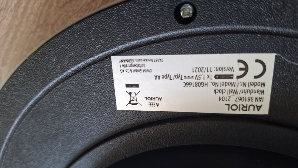 Zegar ścienny dziecięcy