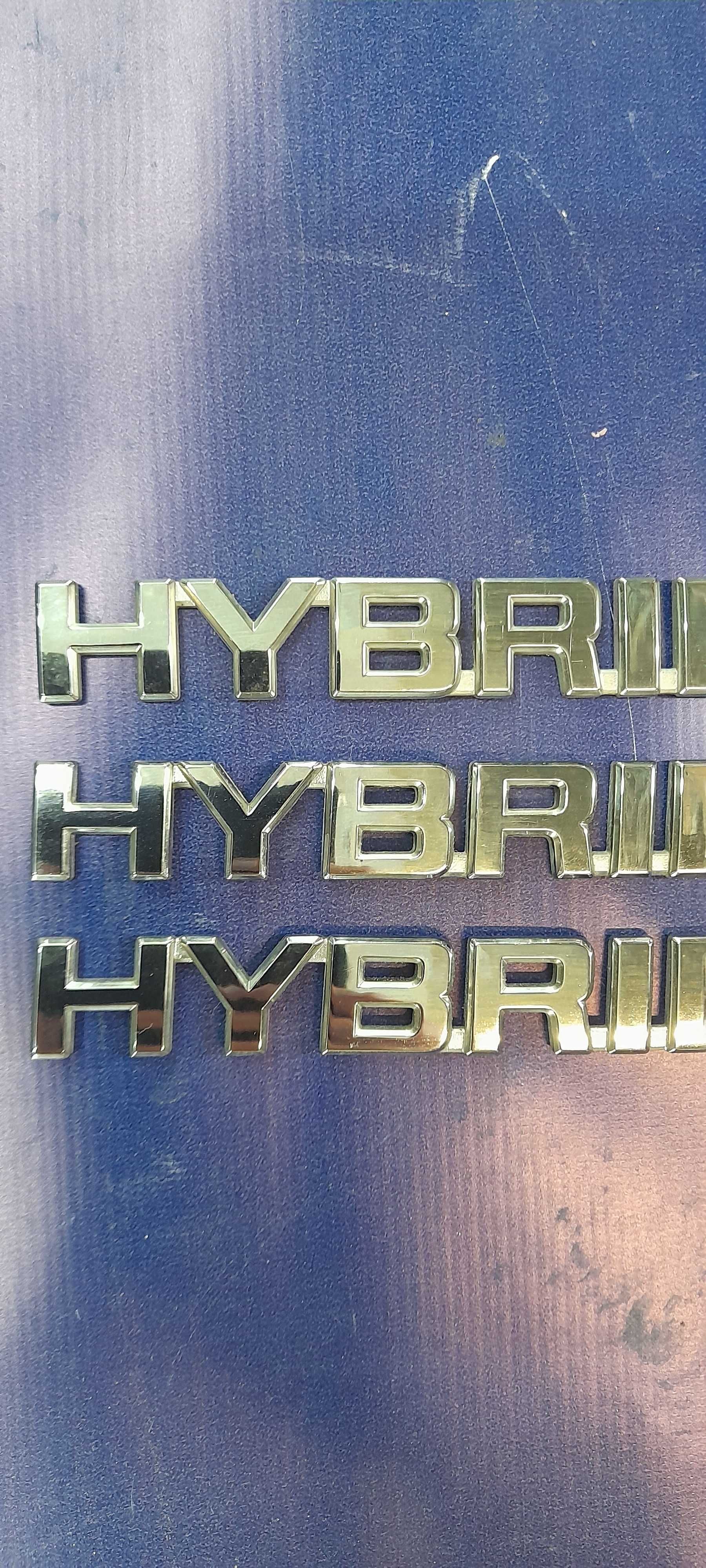 logo napis HYBRID emblemat znaczek