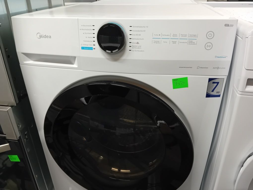 Pralka Midea 1-7kg 1400obr f.pary inwerter [gwar/dowoz]