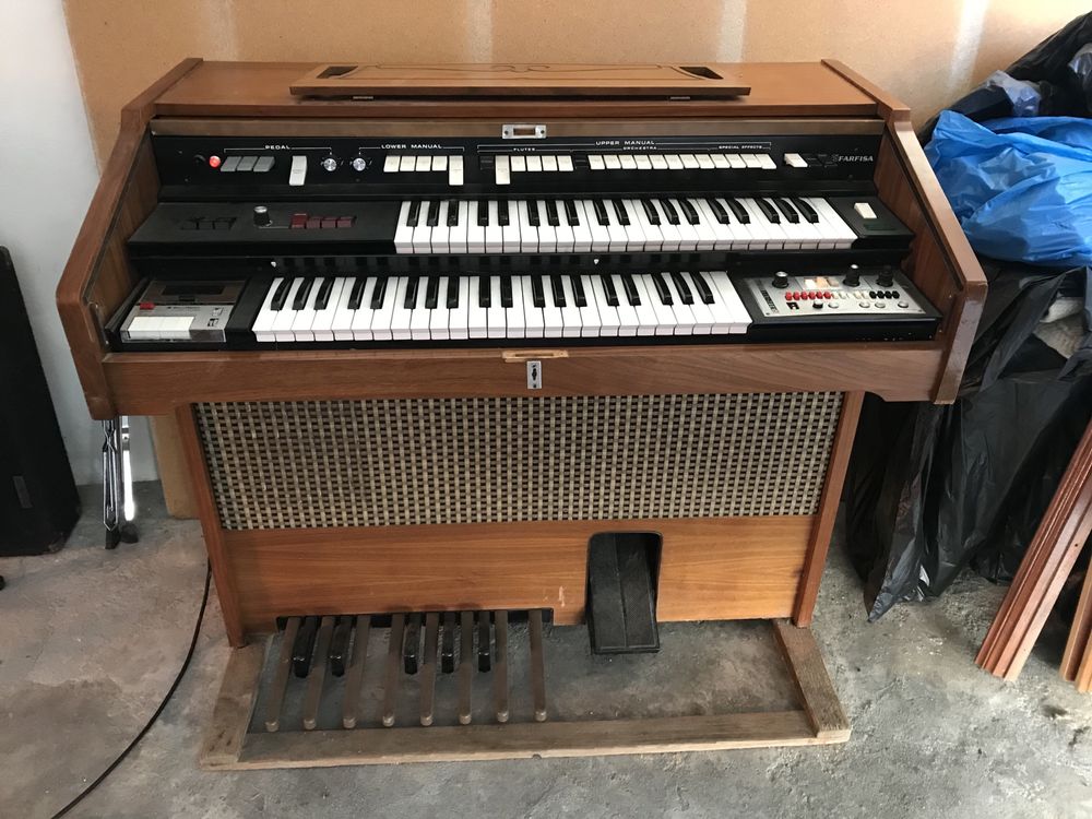 Teclado farfisa Italia USA