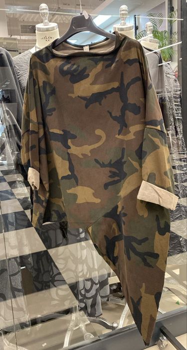 Bluza sztrux moro asymetria