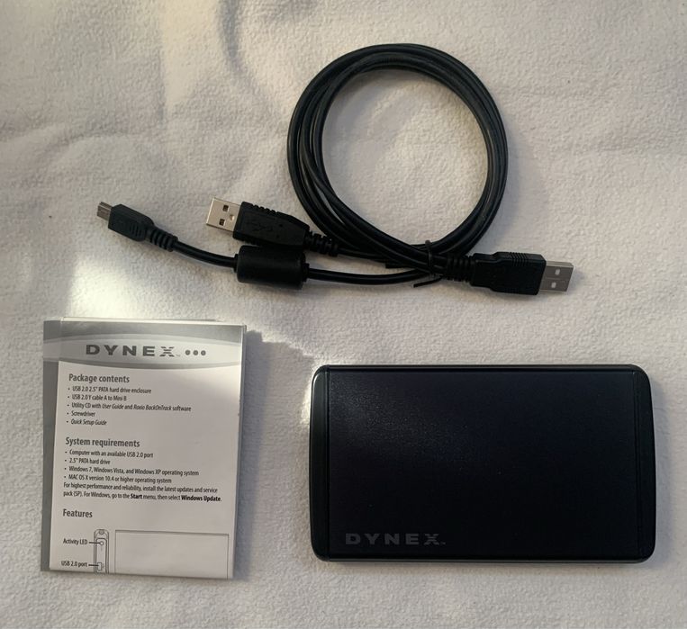 Карман hdd Dynex 2.5* PATA Hard Drive Enclosure DX-PHD25