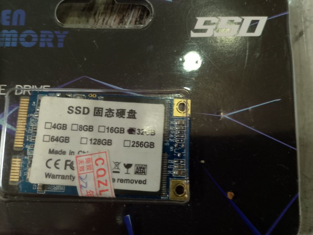 SSD msata 32Gb, ddr3 1gb, 2gb