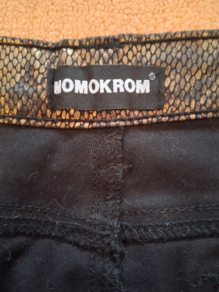 Zlote spodnie wężowe rozmiar M