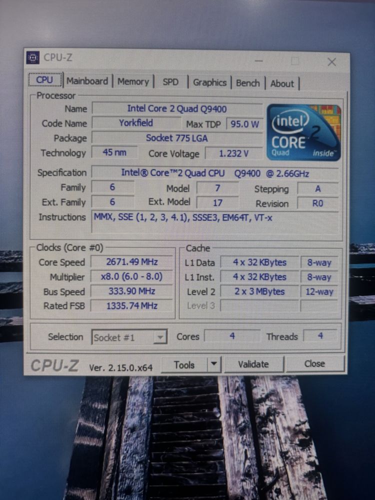 Pc Intel Core Q9400 | GT 210 | 6GB DDR3 | SSD 120GB | HDD 500GB