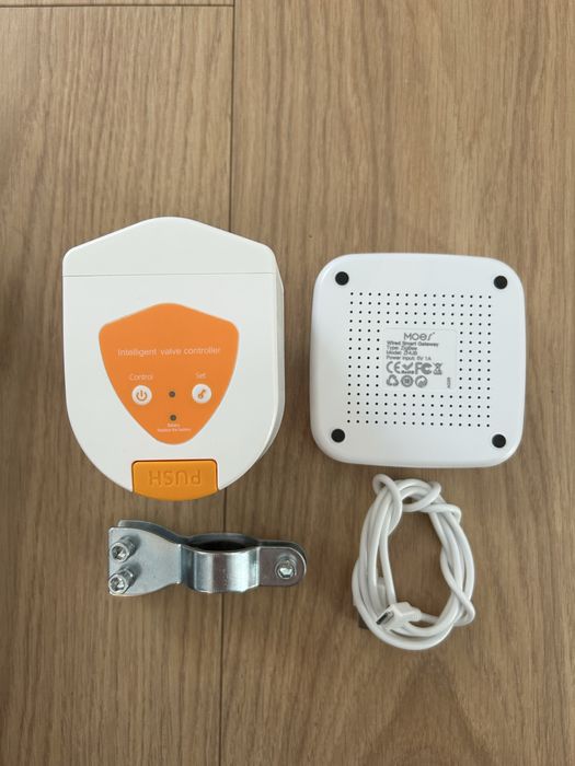 Silownik zaworu zigbee Tuya Moes + gateway