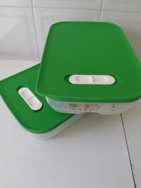 Conjunto de 2 caixas Tupperware