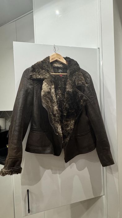 Kożuch prawdziwa skóra, nowy bez metki