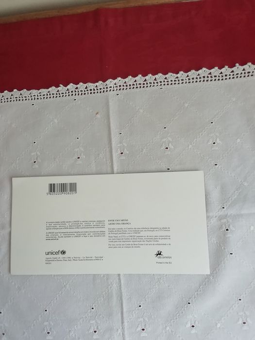 Postal de Natal da Unicef