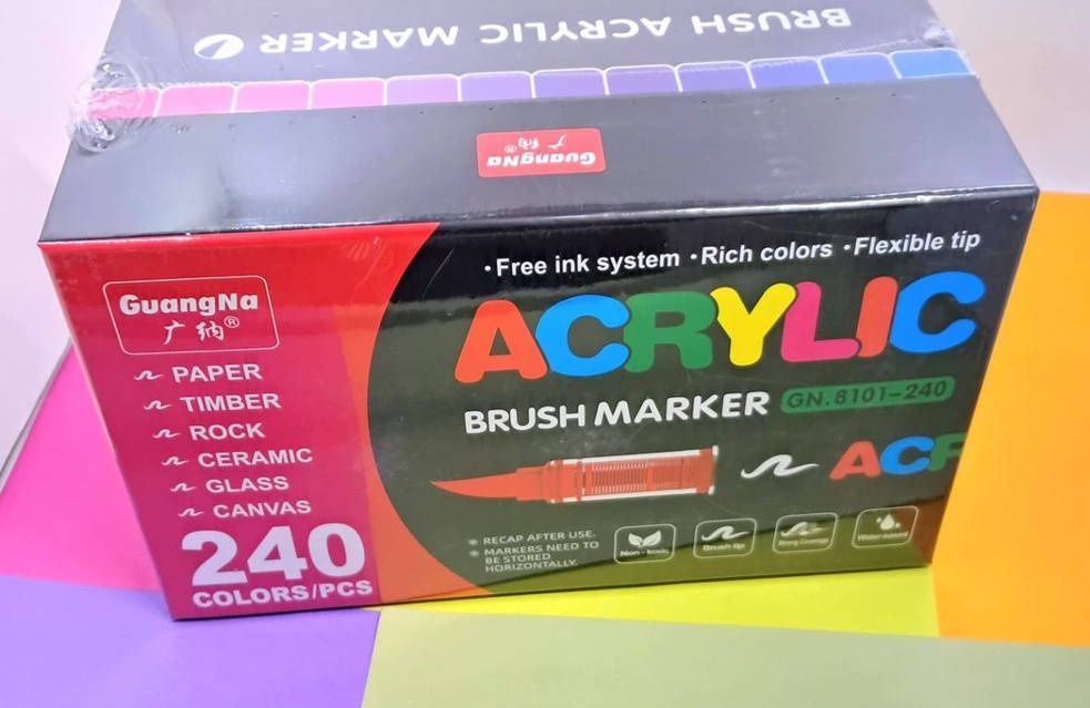 Guangna 240 акриловые маркеры