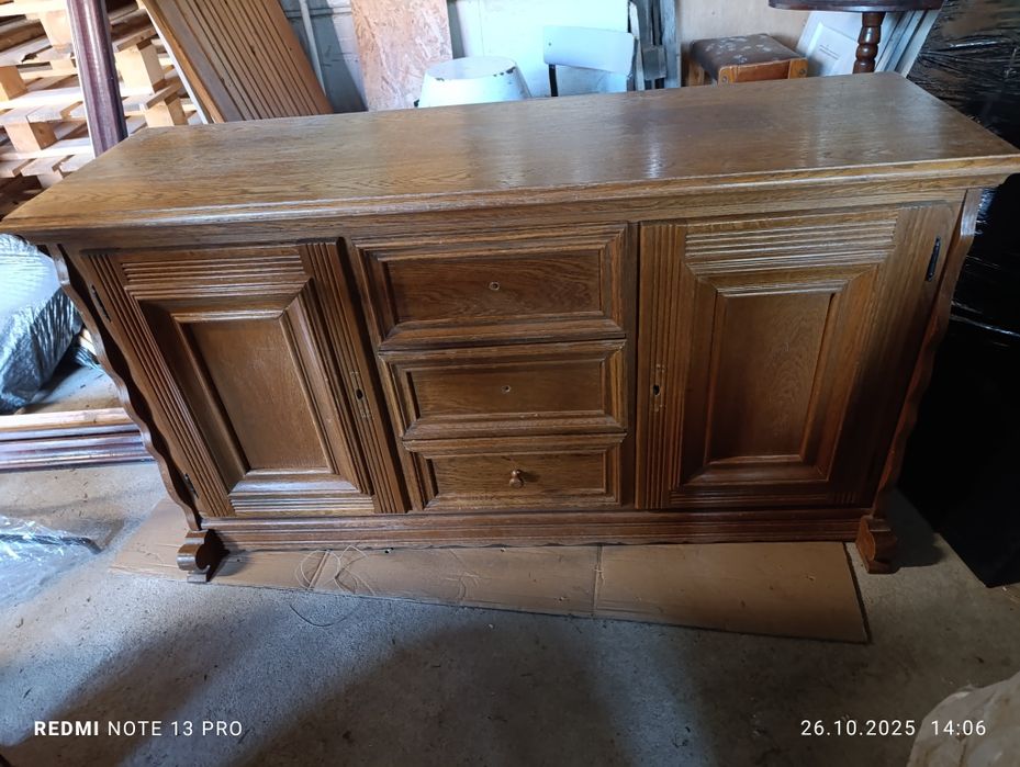 Komoda dębowa duża