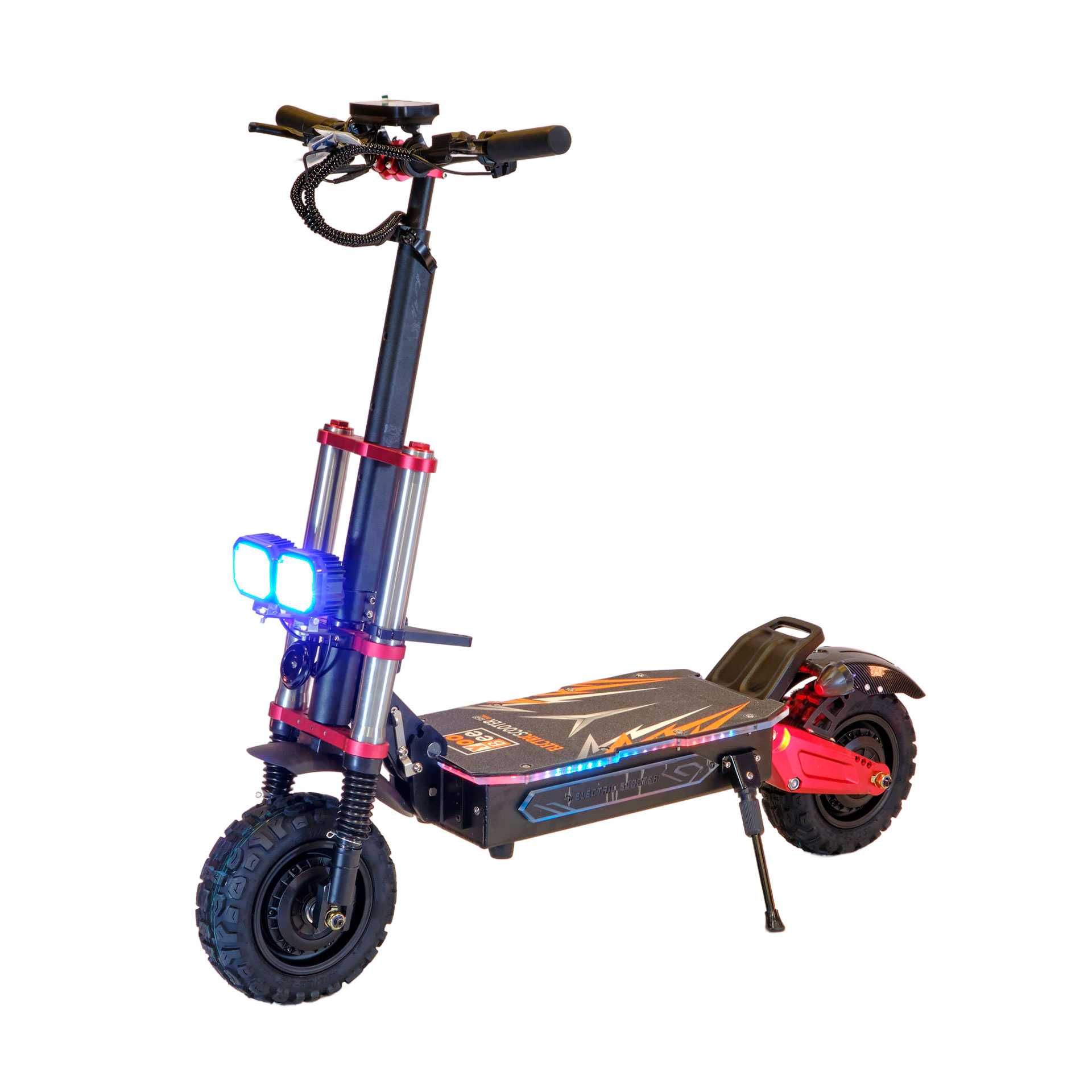Электросамокат полноприводный Yoo Bee Explorer GT 6000W 38ah 11 дюймов