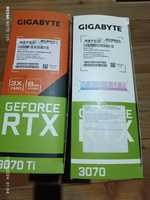 Відеокарта Gigabyte vision DC 8 GB GEFORCE RTX 3070 і Gaming 3070 Ti