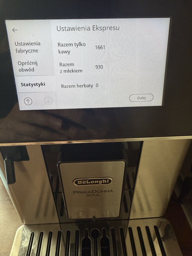 DeLonghi Automatyczny ekspres PrimaDonna Soul