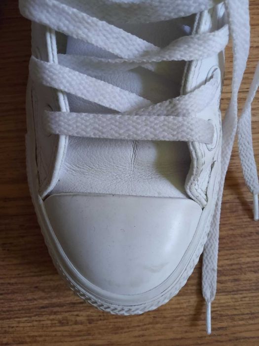 Кеди кросівки світлі білі конверс  36 37 Converse