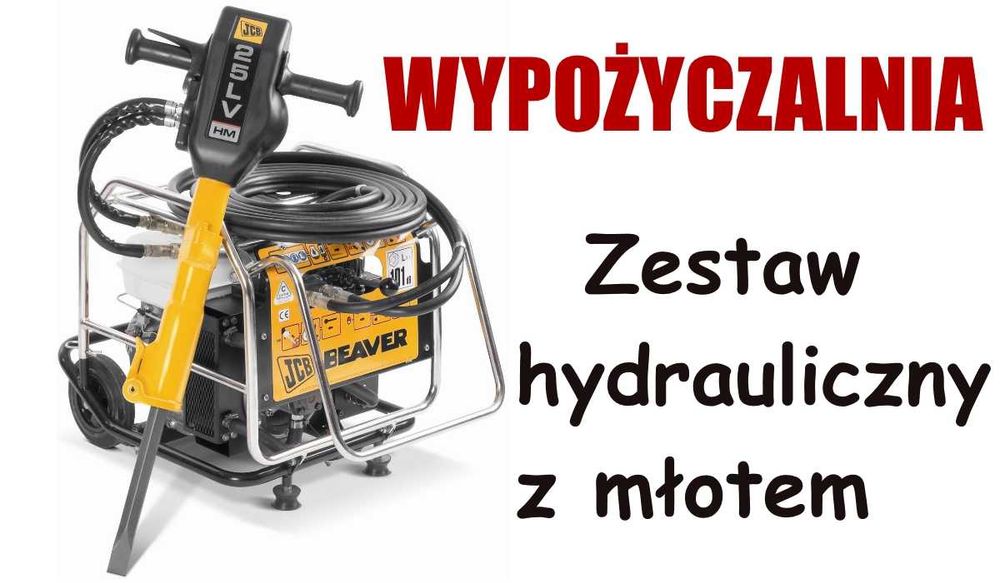 Młot udarowy wyburzeniowy młotowiertarka  WYNAJEM wiertarka udarowa