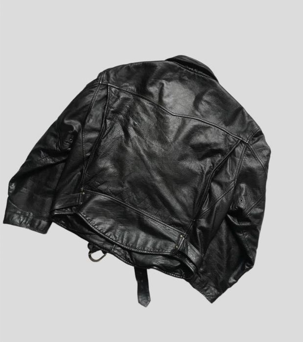 Вінтажна шкіряна мото куртка косуха байкерська schott chrome hearts