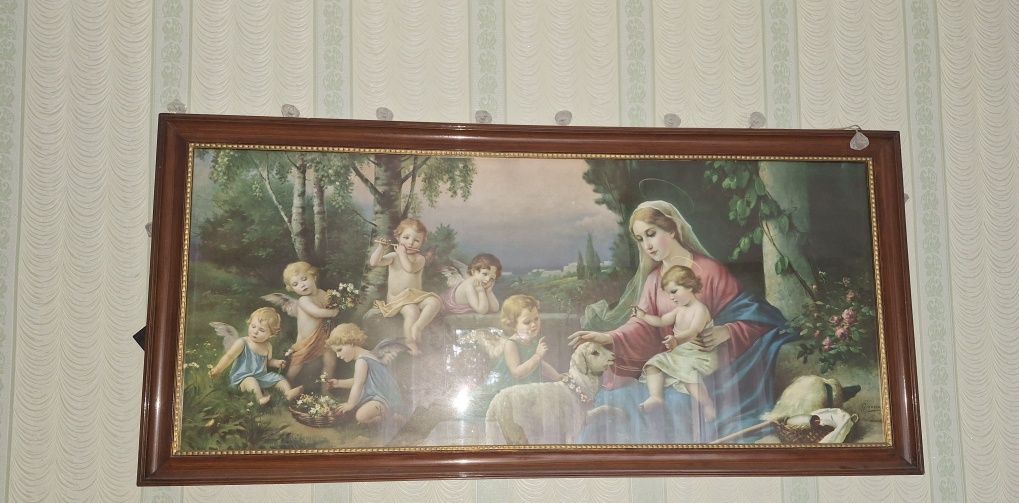 Madonna z Dzieciątkiem i aniołami obraz