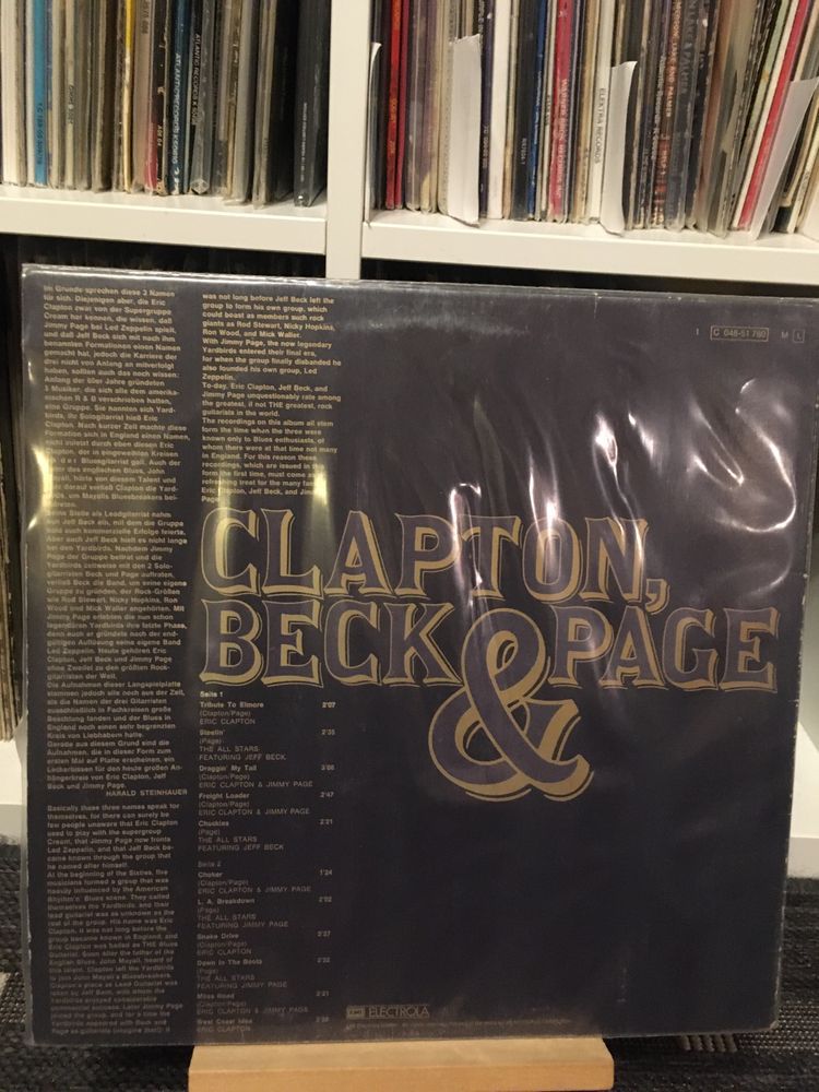 Clapton Beck &  Page  płyta winylowa Lp