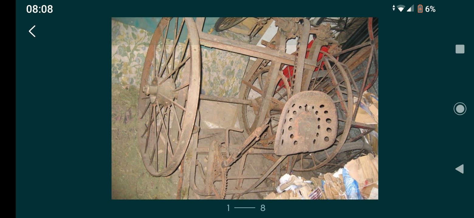 Stara maszyna rolnicza Krupp