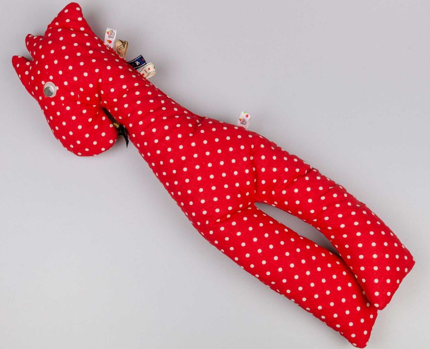 Szyta maskotka poduszka żyrafa Handmade