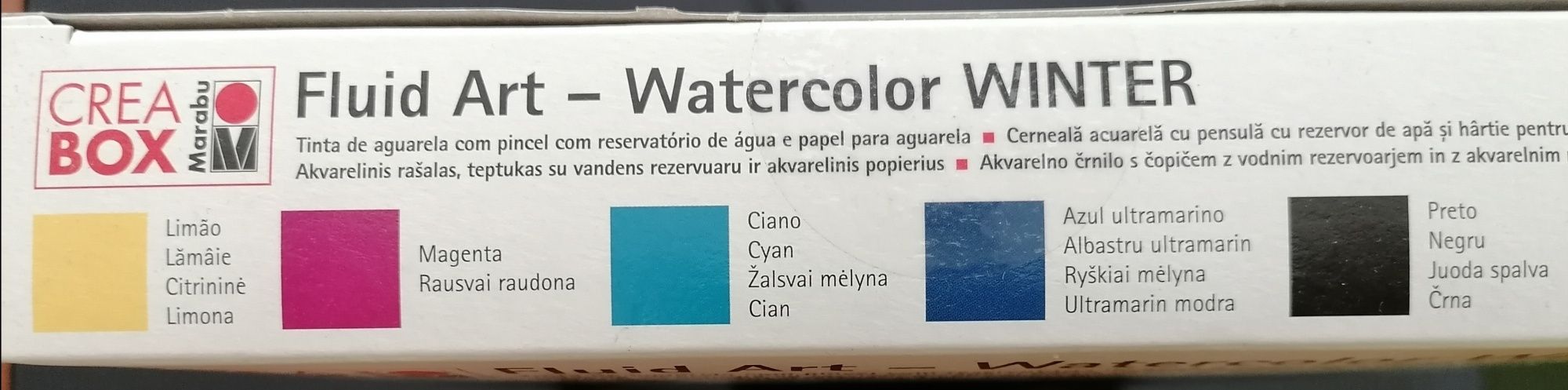Kit de tinta de aguarela, papel e pincel com reservatório de água Novo