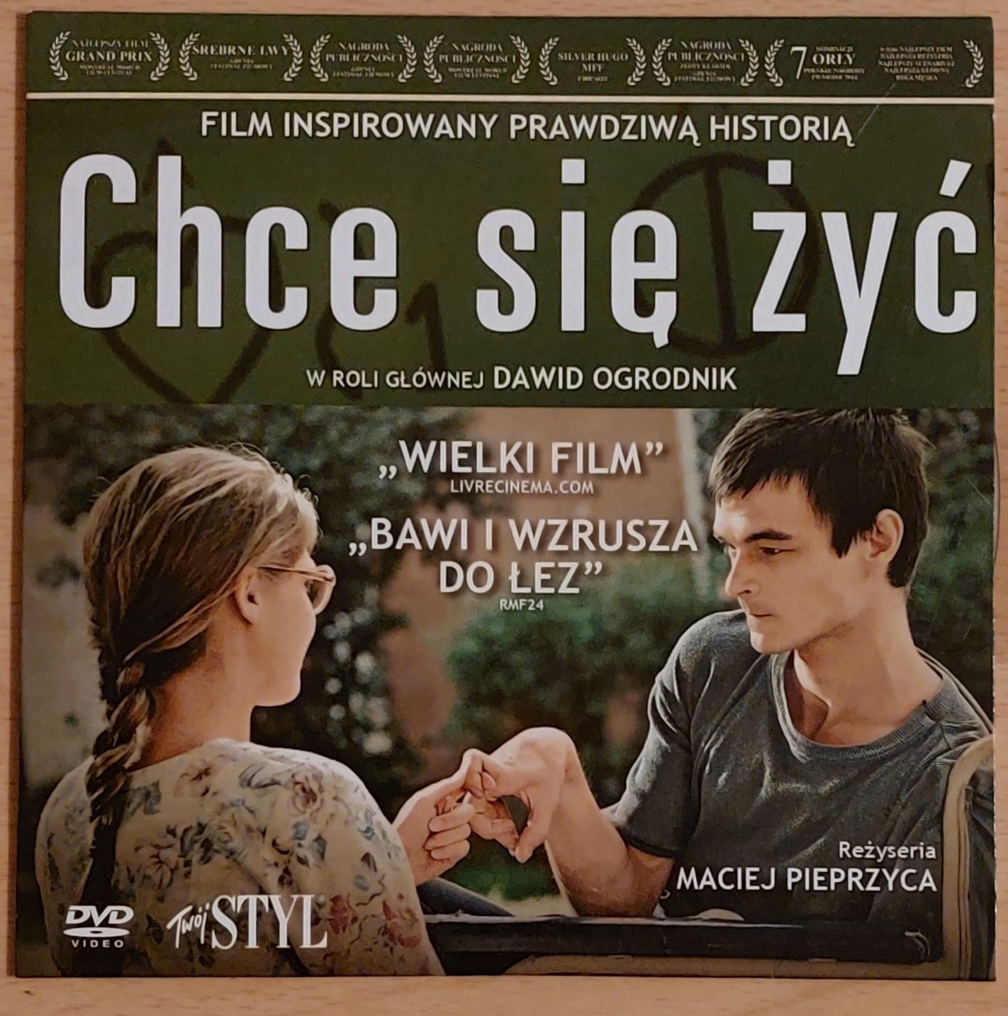 Chce się żyć DVD Dawid Ogrodnik, Arkadiusz Jakubiak, reż. Piepierzyca