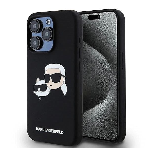Etui Karl Lagerfeld Silicone Karl&Choupette MagSafe na iPhone 15 Pro M