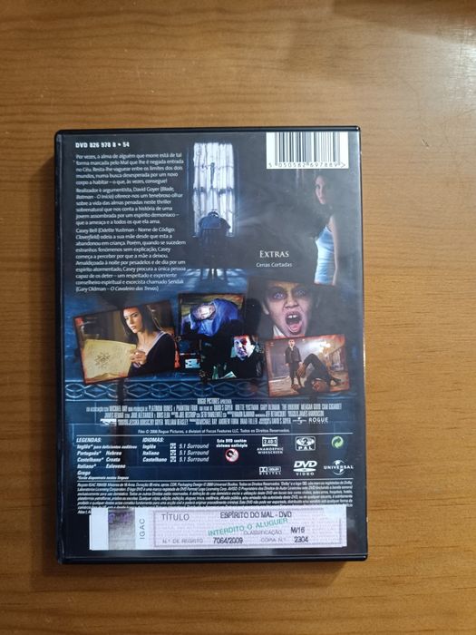 DVD do filme "Espírito do Mal" (portes grátis)