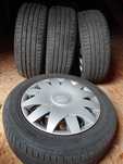4 opony Hankook Ventus 195/55 R15 z felgami stalowymi