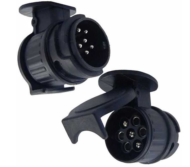 Adapter gniazda 13/7 PIN przejściówka gniazda 13/7 PIN
