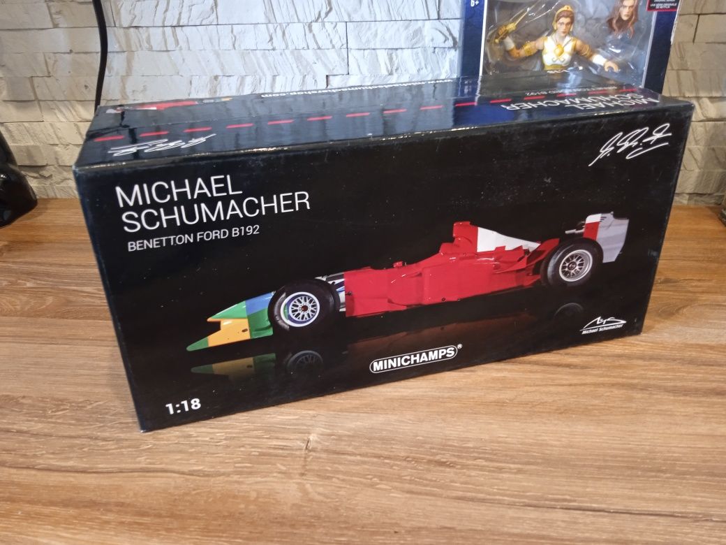 1:18 Minichamps Benetton Ford B192 M.Schumacher First GP Victory Spa