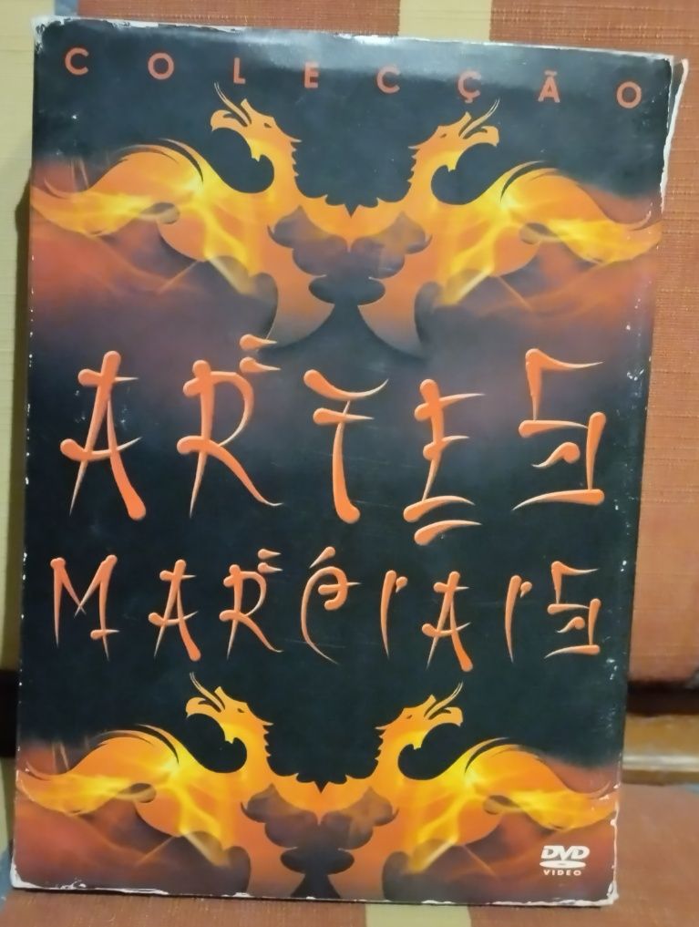 Coleção de 4 DVDs de filmes de Artes Marciais