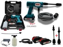 Myjka ciśnieniowa BOXER BX-3264, 2 baterie 1300mAh20–25 bar, walizka