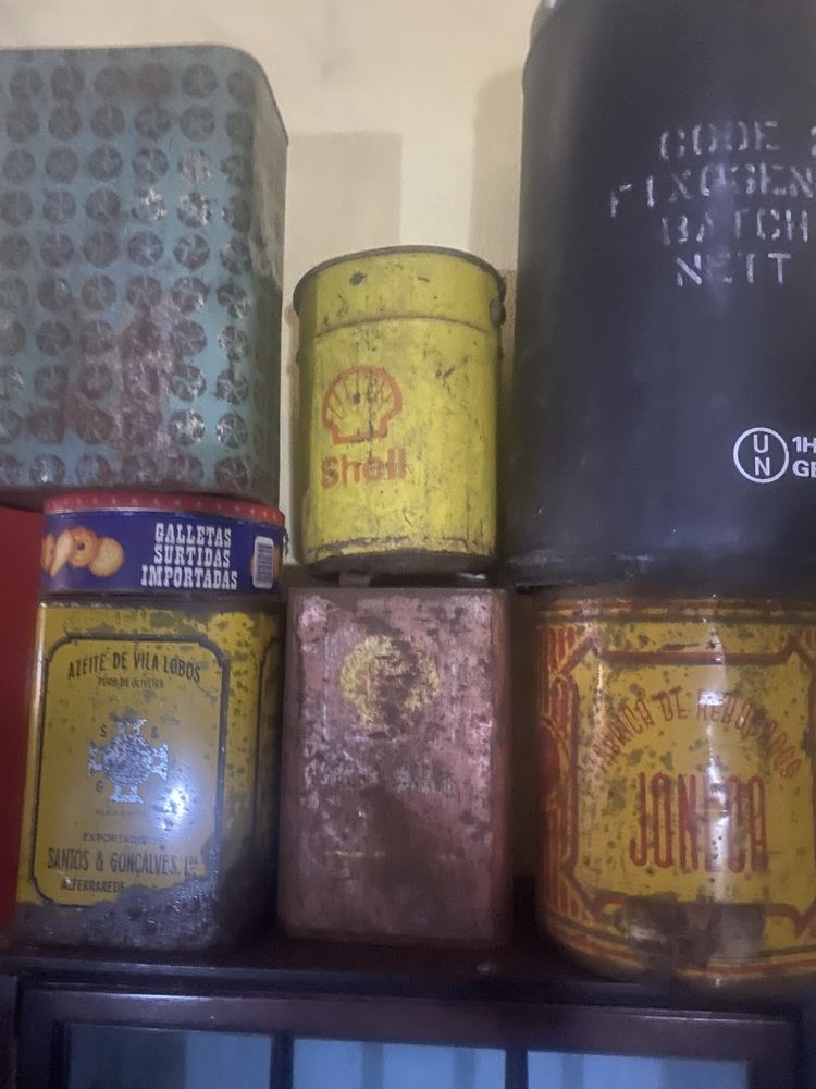 Latas antigas -diversas