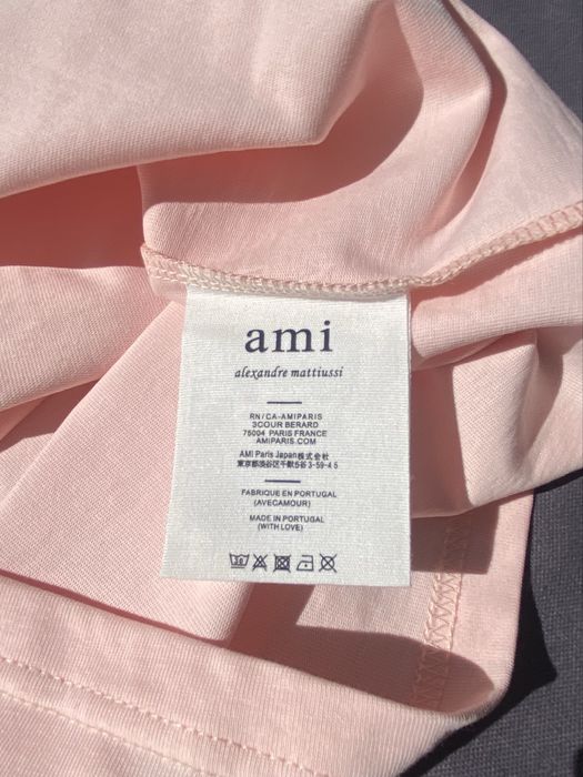 Tshirt Ami Paris rosa claro